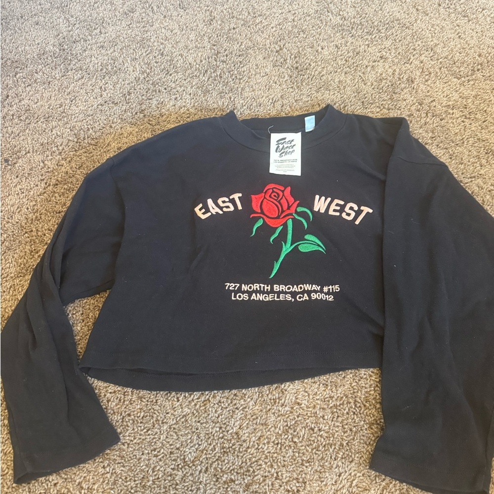 East west shop rose sweater medium